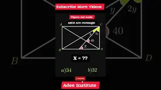 90% of Maths Olympiad Students Failed This Geometry Question || #mathstrick