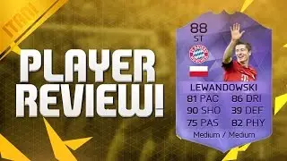 FIFA 16 HERO LEWANDOWSKI 88 Player Review & In Game Stats Ultimate Team