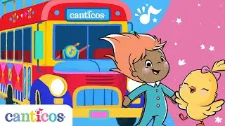 Canticos | The Wheels on the Bus / Las Ruedas del bus | English Nursery Rhyme