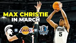 Max Christie 2022 March Madness highlights