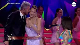 Johana Rodr&iacute;guez cant&oacute; en el Bailando