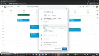 Google Calendar Video Conference