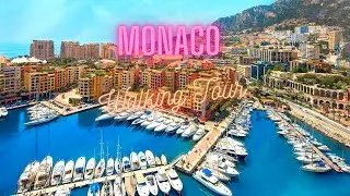 Monaco Monte Carlo Walking Tour | Sunny Day and Best Vibes | 2023 HD 4K