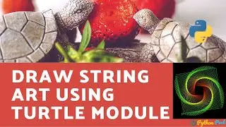 String Art Design Using Turtle Module in Python