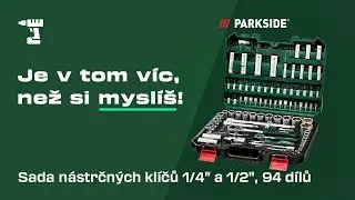 94d&iacute;ln&aacute; sada n&aacute;strčn&yacute;ch kl&iacute;čů od PARKSIDE v #ToolTalk