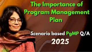 Learn Program Management Plan the Easy Way | PgMP Exam Q/A