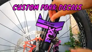 Custom Fork Decals - MTB