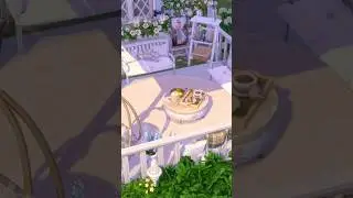 Dreamy Floral Backyard Retreat 🌸 #sims4 #ts4 #thesims4 #sims4build #sims4mods #thesims #sims4cc