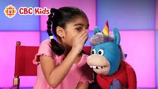 Speaking French with Sahanna and Gary the Unicorn | CBC Kids