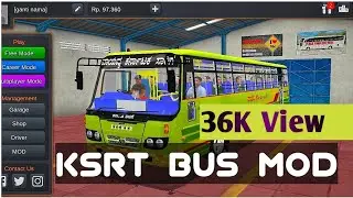 KSRTC Eicher bus mod  driving use headphone for better sound
