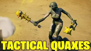Fortnite Tactical Quaxes Pickaxe Gameplay - Free Pickaxe