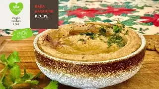 ROASTED EGGPLANT HUMMUS | baba ganoush recipe | vegan gluten free | plant based diet | hello green