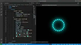 how to make loader in #html and #css . || #trending #loading #codinglife