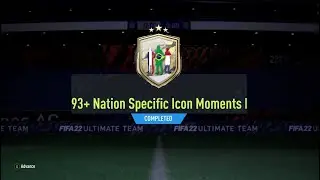 I OPENED my 93+ NATION SPECIFIC Icon Moments Player pick on FIFA 22 and GOT THIS...