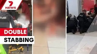 Teen critical, another arrested over double stabbing at Elizabeth shopping centre | 7NEWS