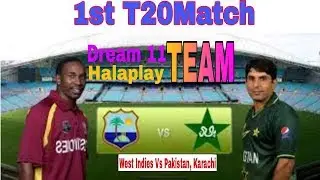WI Vs PAK 1st T20 Match, Karachi Dream 11 Team Prediction