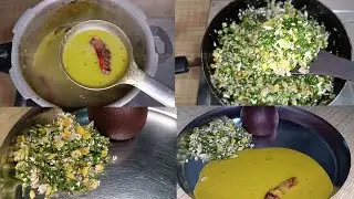 ಸಬ್ಬಸಿಗೆ ಸೊಪ್ಪಿನ ಬಸ್ಸಾರು | Sabbasige soppina bassaru & palya | Karnataka style Bassaru & Palya