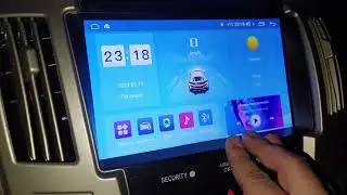 штатная андройд магнитола lexus rx330 2003 год  обзор, верхняя часть