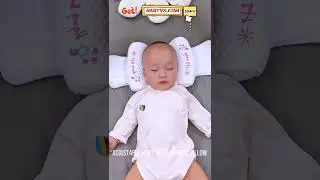 Adjustable Baby Head Shaping Pillow: Prevent Flat Head & Torticollis in Comfort #BabyCare