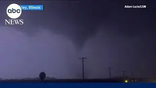Tornadoes touch down outside of Chicago