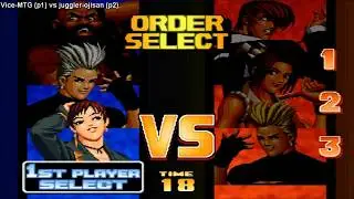 Fightcade 👊 The King Of Fighters 98 👊🏽 Vice-MTG 🇯🇵 Vs Juggler-Ojisan 🇯🇵