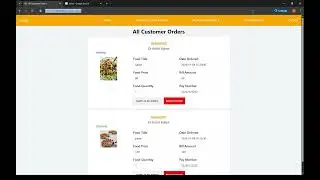 ONLINE FOOD ORDERING SYSTEM WALKTHROUGH