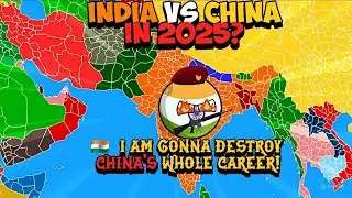 [WHAT IF INDIA AND CHINA WENT TO WAR?] ⚠️☠️ || World Provinces || #countryballs #geography 