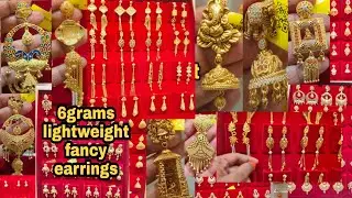6grams lightweight fancy earrings/come jimkki/chain hanging earrings