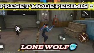 LONE WOLF ⚡ rate headshot mode perimis☠️ SG 2+ MAMBA 😱😈 musuh auto off📴🍷