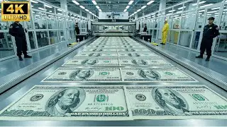 Inside the US Dollar Factory: How Money Is Made from Raw Materials to Secure Currency (Full Process)