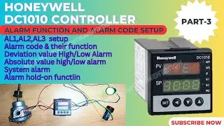 Honeywell dc1010 controller | Part-3 | Alarm Function & alarm code setup #dc1010 #honeywell #control