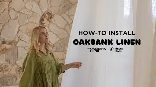 How to Install Oakbank Linen Semi-Sheer Curtains by 5 Min Blinds | Quick & Easy Tutorial