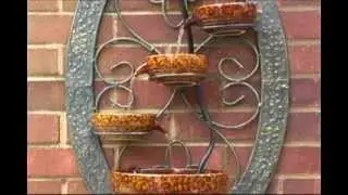 Tortoise Shell Wall Mounted Cascade Water Feature