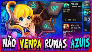 Não Venda Suas Runas Azuis! Isso Vai Mudar Sua Conta | Summoners War Brasil