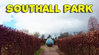 Join me for a stroll in Southall Park - a hidden gem in London! |Southall West London (4K)