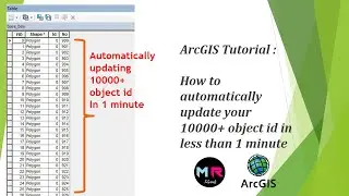 ArcGIS Tutorial : Sequentially update your attribute table with python