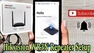 Hikvision WR3N Repeater Setup full configuration video | Range Extender Setup