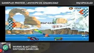 Worms Blast | GC | 2002 | Video Game Gameplay Preview | HQ/Upscaled