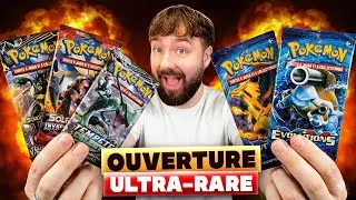 OUVERTURE ULTRA RARE DE 5 BOOSTERS POK&Eacute;MON ANCIEN ! ( XY - SOLEIL ET LUNE )