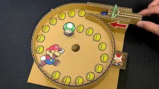 Handmade Rolling Marble ball Target Game. Tutorial