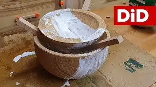 1015. Zgrubne tocznie misek na tokarce - krok po kroku