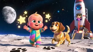 Dog&rsquo;s Magic Moon Trip 🌙🐶 Fun Learning Song for Kids Toddlers Preschool Adventure