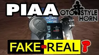 PIAA OTO Style Horn : UNBOXING, AUTHENTICITY REVIEW, SOUNDCHECK & Stock COMPARISON