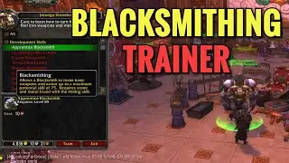 Shrine Of Two Moons Blacksmithing Trainer Location (WoW MOP)