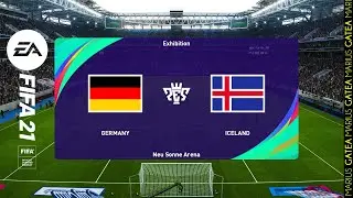 eFootball PES 2021 - Germany Vs Iceland - World Cup qualification 2022 | Prediction | Marius Gatea