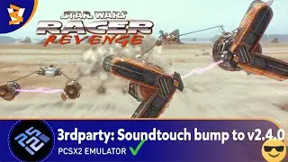 PCSX2 QT-64bit v2.5.16 - Star Wars Racer Revenge (Vulkan/Reshade)