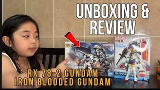 RX 78-2 GUNDAM AND IRON BLOODED ORPHAN GUNDAM UNBOXING AND REVIEW | BANDAI