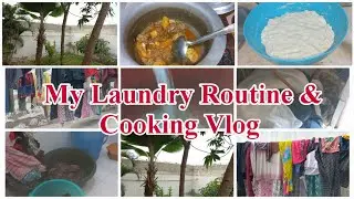My Realistic Laundry 🧺 Routine | Laundry Day #Wash my Clothes | cooking |Amina lifestyle in Karachi