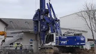 Liebherr LB28 - Drehbohrger&auml;t in Gundelfingen