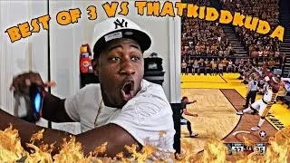 BEST OUT OF 3 CHALLENGE Vs THATKIDDKUDA! | VINCE CARTER LEANING 3 CHEESE! - NBA 2K16 MYTEAM